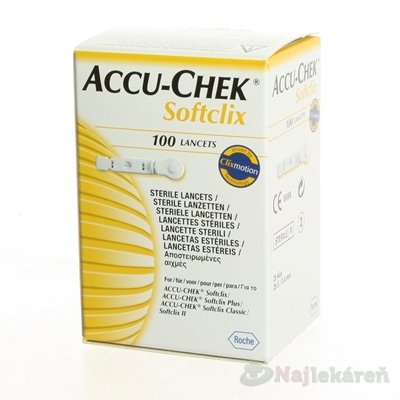 E-shop ACCU-CHEK Softclix Lancet 100 lancety do odberového pera 100 ks
