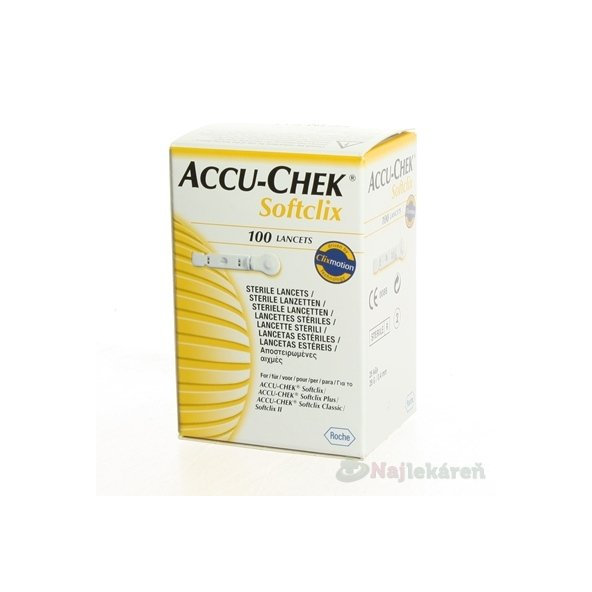 ACCU-CHEK Softclix Lancet 100 lancety do odberového pera 100 ks