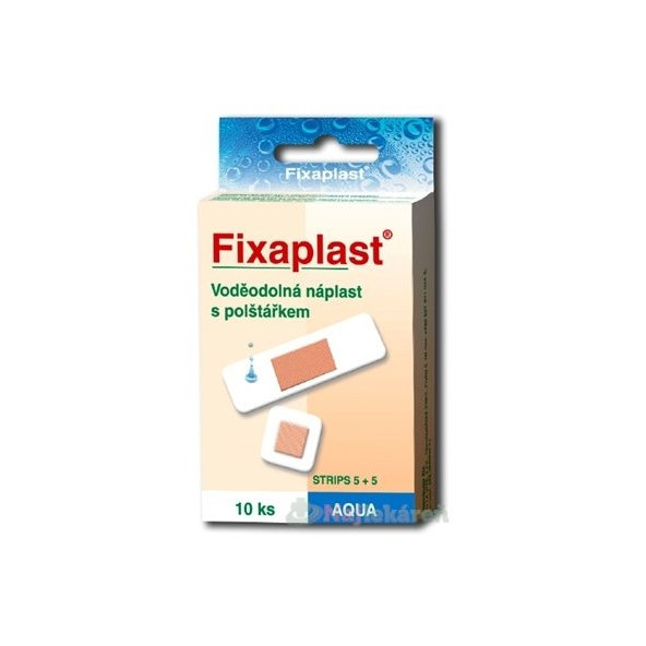 FIXAplast AQUA STRIPS 5+5 náplasť vodeodolná s vankúšikom  10ks