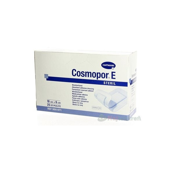 COSMOPOR E STERIL obväz na rany sterilný (10x6cm) 25 ks