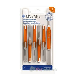 Livsane medzizubné kefky extra jemné 2,0, 6ks