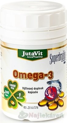 E-shop JutaVit Omega-3 výživový doplnok, 100ks
