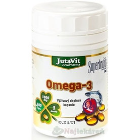 JutaVit Omega-3 výživový doplnok, 100ks
