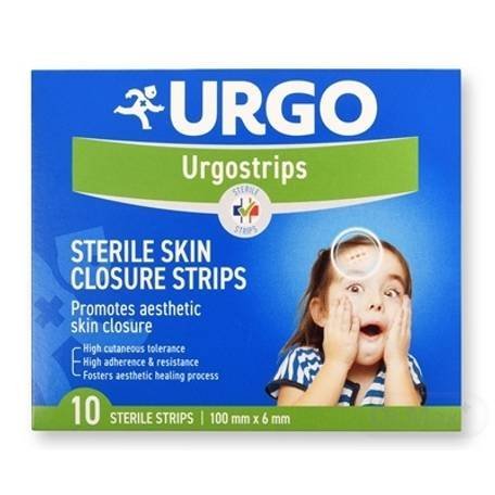 E-shop URGO Urgostrips STERILE SKIN CLOSURE STRIPS sterilné samolepiace chirurgické stehy (100mmx6mm) 10ks