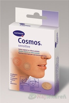 E-shop COSMOS Jemná náplasť na rany okrúhla (priemer 2,2cm) 20ks
