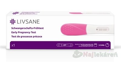E-shop Livsane včasný tehotenský test 1ks