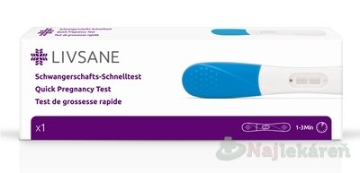 E-shop Livsane rýchly tehotenský test 1 ks