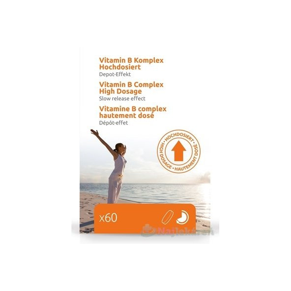 Livsane B komplex s postupným uvoľňovaním 60 tabliet