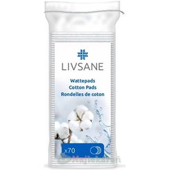 Livsane kozmetické vatové tampóny 70 ks