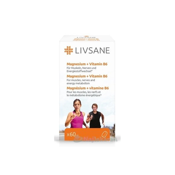 Livsane magnézium + vitamín B6 60 tabliet