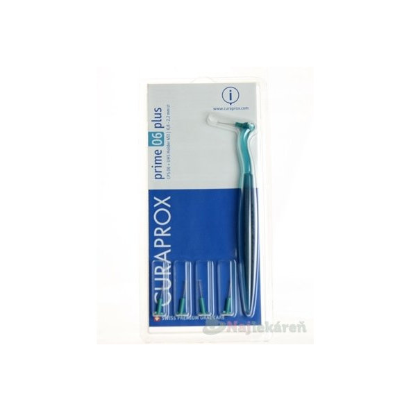 CURAPROX CPS 06 prime plus medzizubné kefky 5 ks + držiak UHS 451