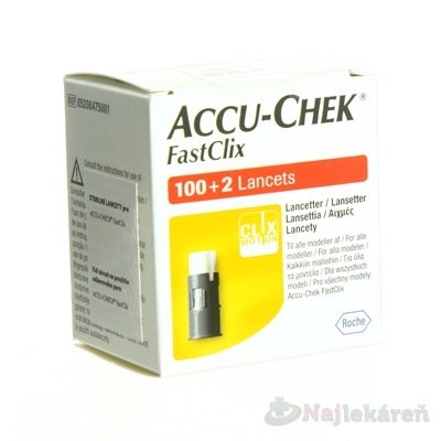 E-shop ACCU-CHEK FastClix Zásobník lancetový, 17x6 lanciet (102ks)