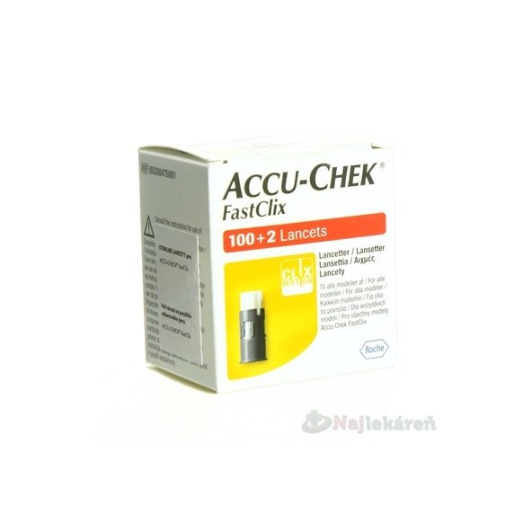 ACCU-CHEK FastClix Zásobník lancetový, 17x6 lanciet (102ks)