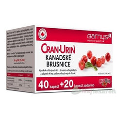 BARNY'S CRAN-URIN KANADSKÉ BRUSNICE na močové cesty 60 kapsúl