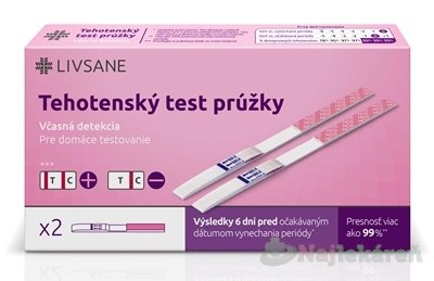 E-shop Livsane včasný tehotenský test 2 ks