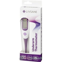 Livsane podpazušný teplomer s XL displejom