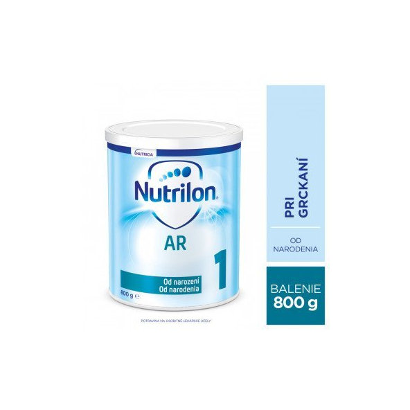 NUTRILON 1 AR špeciálne počiatočné mlieko pri grckaní (od narodenia), 800 g
