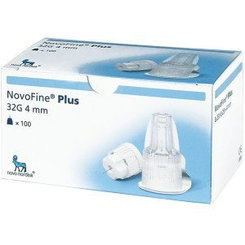 NovoFine Plus 32G (0,23/0,25 x 4 mm) ihla na aplikáciu inzulínu 100ks