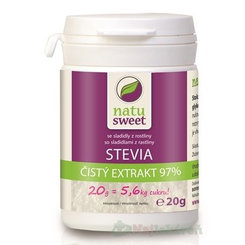 NATUSWEET STEVIA ČISTÝ EXTRAKT 97% 20 g