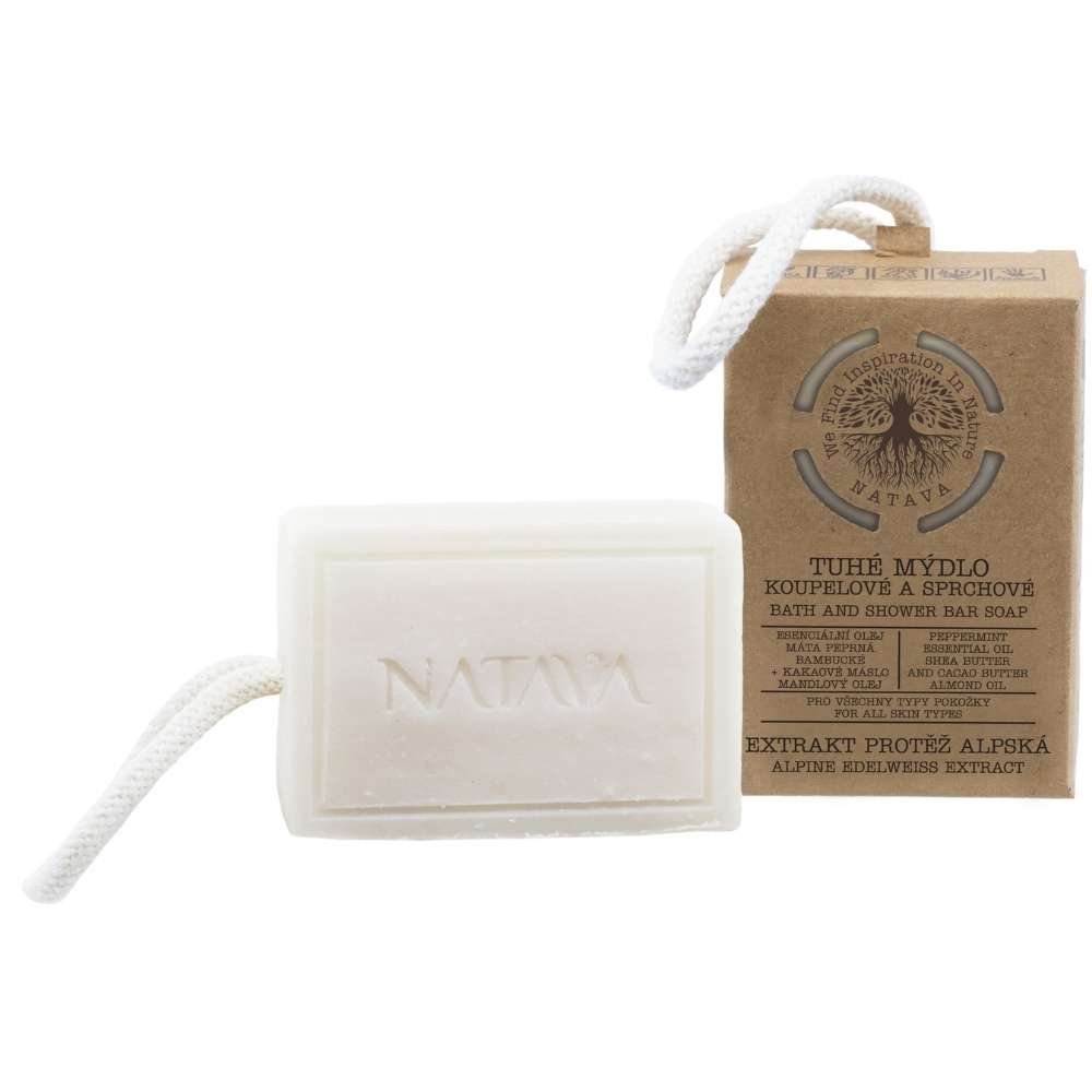 E-shop Tuhé mydlo kúpeľové a sprchové Extrakt plesnivca alpínskeho NATAVA 100g