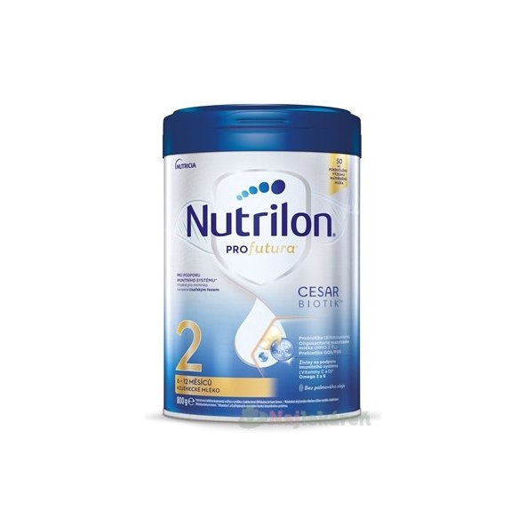 Nutrilon 2 Profutura CESARBIOTIK pokračovacia dojčenská výživa (6-12 m), 800g