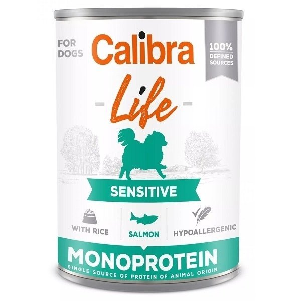 E-shop Calibra dog Adult Life sensitive Salmon & Rice konzerva pre psy 6x400g