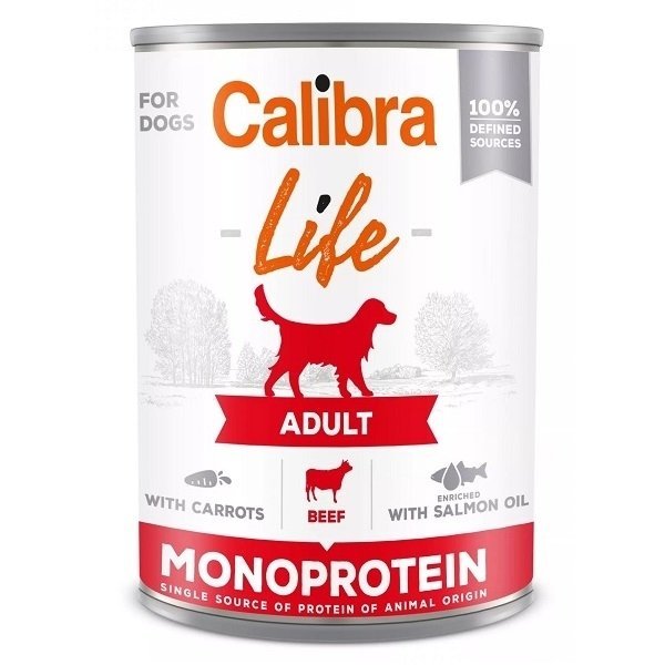 E-shop Calibra KONZERVA dog Adult Life Beef & Carrots 6 x 400g