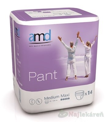 E-shop AMD Pant Maxi, inkontinenčné nohavičky (veľkosť M), 1x14 ks