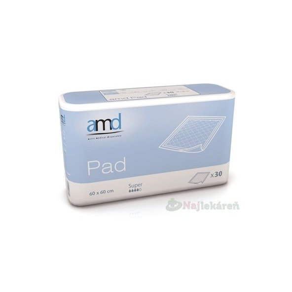 AMD Pad Super, podložky pod pacienta (60x60 cm), 1x30 ks