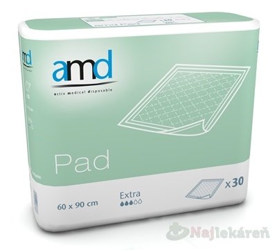 E-shop AMD Pad Extra, podložky pod pacienta (60x90 cm), 1x30 ks