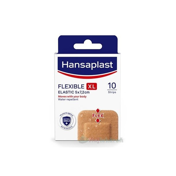 Hansaplast FLEXIBLE XL Elastic 5x7,2cm 10ks