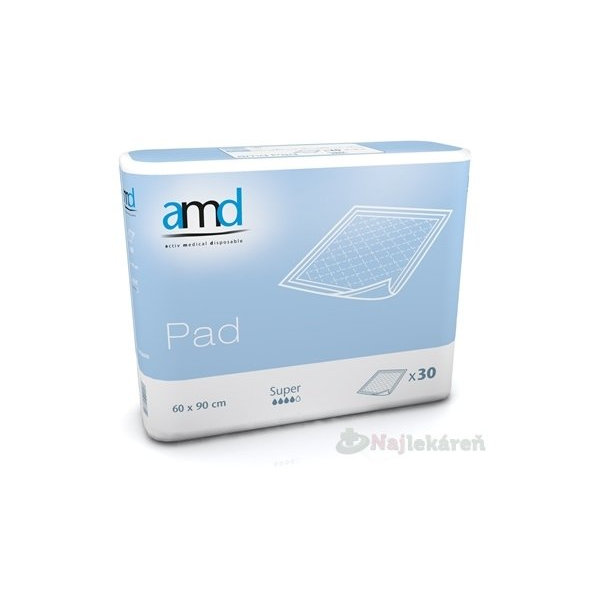 AMD Pad Super, podložky pod pacienta (60x90 cm), 1x30 ks