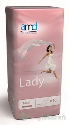 E-shop AMD Lady Maxi, inkontinenčné vložky pre ženy, 1x16 ks
