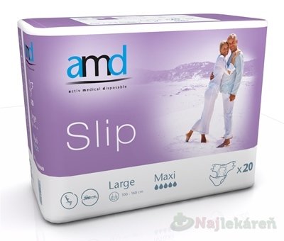 E-shop AMD Slip Maxi, inkontinenčné plienky (veľkosť L), 1x20 ks