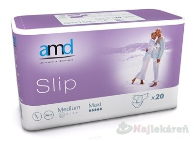 E-shop AMD Slip Maxi, inkontinenčné plienky (veľkosť M), 1x20 ks