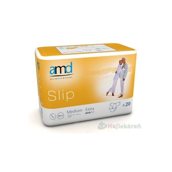 AMD Slip Extra, inkontinenčné plienky (veľkosť M), 1x20 ks