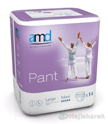 E-shop AMD Pant Maxi, inkontinenčné nohavičky (veľkosť L), 1x14 ks