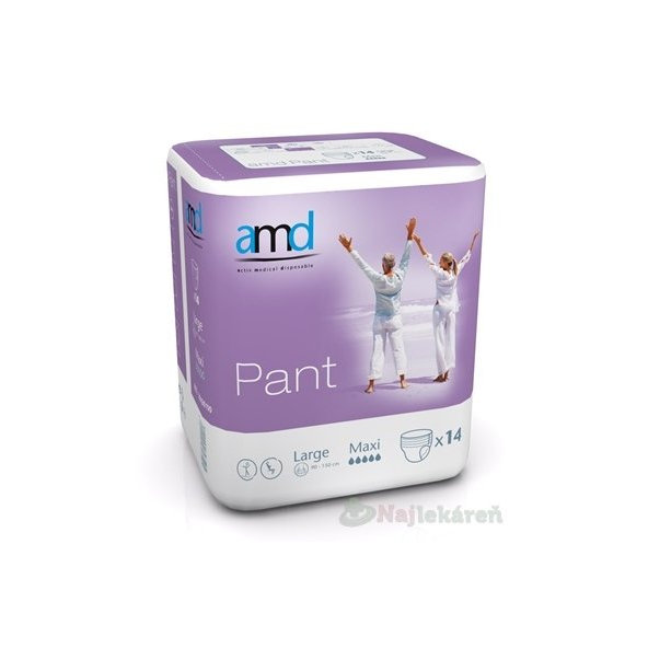 AMD Pant Maxi, inkontinenčné nohavičky (veľkosť L), 1x14 ks