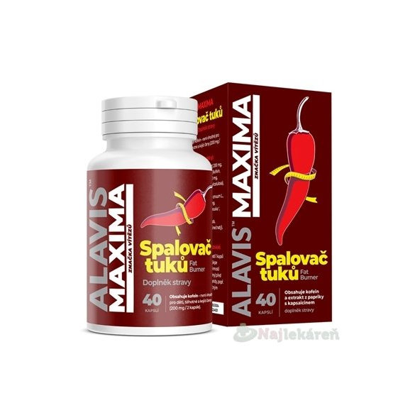 ALAVIS MAXIMA Spaľovač tukov - 40 cps