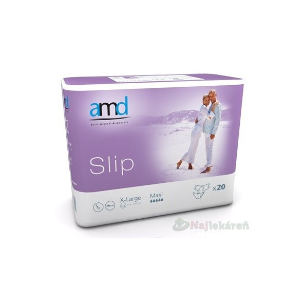 AMD Slip Maxi, inkontinenčné plienky (veľkosť XL), 1x20 ks