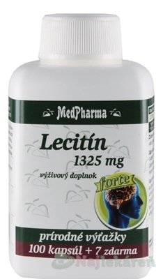 E-shop MedPharma LECITÍN Forte 1325 mg, 107ks