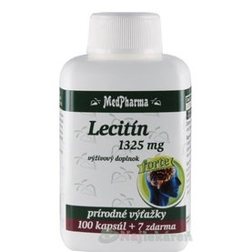 MedPharma LECITÍN Forte 1325 mg, 107ks