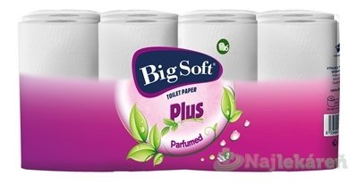 E-shop Big Soft Plus toaletný papier 2-vrstvový, biely 16ks