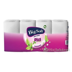 Big Soft Plus toaletný papier 2-vrstvový, biely  16ks