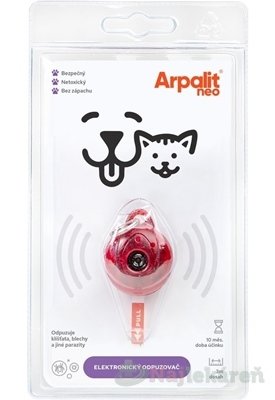 E-shop Arpalit NEO elektronický odpudzovač bĺch, kliešťov pre psy a mačky 1ks