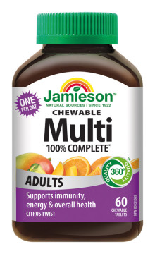 Jamieson Multi Complete pre dospelých 60 cmúľacich tabliet kúpite na Najlekaren.eu