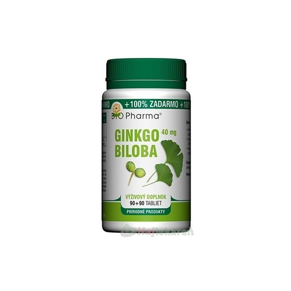 BIO Pharma Ginkgo biloba 40 mg, 180 ks