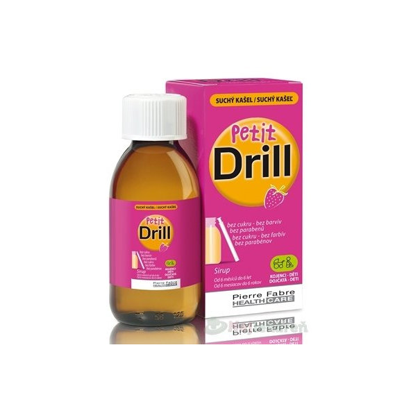 Drill Petit sirup na suchý kašeľ pre dojčatá 125 ml