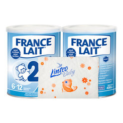 France Lait 2 mliečna výživa 6-12 m + Linteo Baby podložka