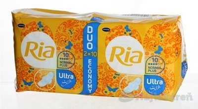 E-shop Ria Ultra Silk normal PLUS DUOPACK hygienické vložky 2x10ks (20ks)